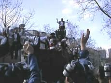 Umzugswagen in der Meenzer Fassenacht