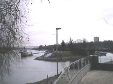 Rheinpromenade am Winterhafen